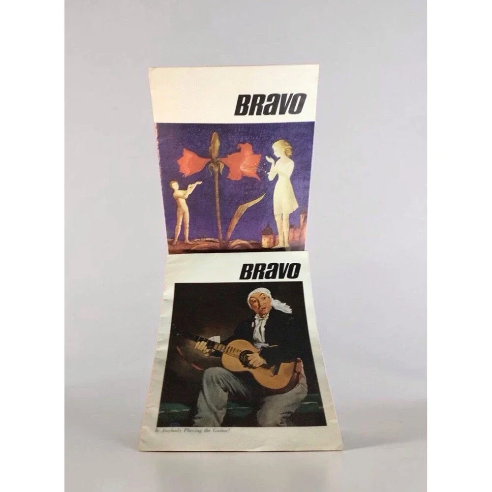 1967 And 1968 Bravo Magazine Of The Lively Art Theatre Program (2) Shipping Inc.